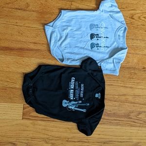 2 pair short sleeve 3 months boys onesie